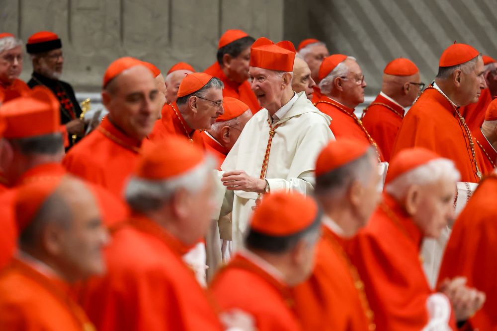 A bruised Pope Francis tells 21 new cardinals: 'Walk in the path of